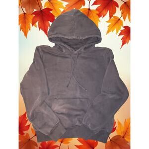 Boys Black Sweatshirt Hoodie Size 10/12